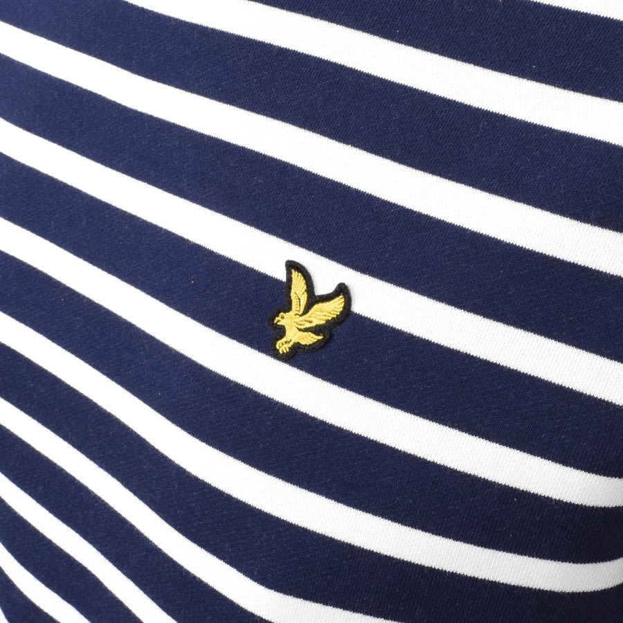 Alternative Image for ProductLyle And Scott Breton Stripe Sweatshirt Navy3